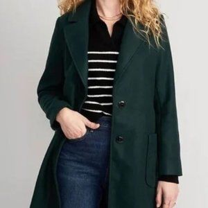 NWT Old Navy Dark Green Coat - Women's  Size M